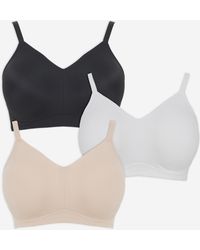 Pretty Secrets - 3 Pack Claire Micro Full Cup Nw Bras - Lyst