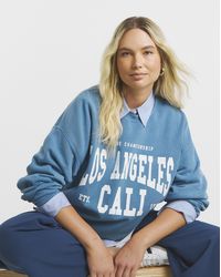 Simply Be - La Graphic Sweatshirt - Lyst