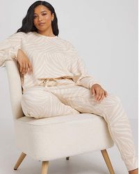 Figleaves - Supersoft Printed Lounge Set - Lyst