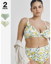 Simply Be - Value 2 Pack Bikini Briefs - Lyst