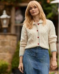 Joe Browns - Tiah Cable Knit Cardigan - Lyst