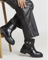 Simply Be - Chunky Ankle Boot Extra Wide - Lyst