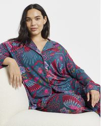 Figleaves - Floral Button Pyjama Set - Lyst