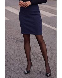 Roman - Roman Short Elastic Waist Jersey Skirt - Lyst