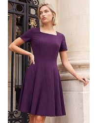 Roman - Roman Square Neck Panel Dress - Lyst