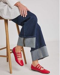 Simply Be - Multi Strap Mary Jane Ballerina Wide - Lyst