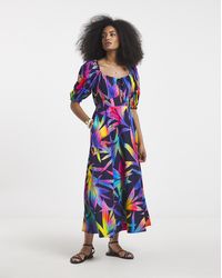 Twisted Wunder - Midaxi Crepe Dress - Lyst