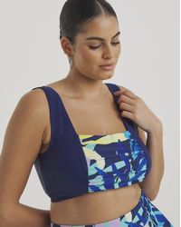 JD Williams - Leaf Mix And Match Square Bikini Top - Lyst