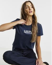 Levi's - The Perfect Tee Stud Logo - Lyst