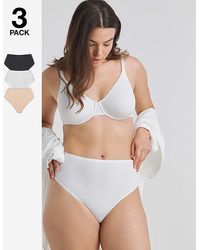 Pretty Secrets - 3 Pack Claire Micro Full Brief - Lyst