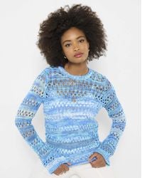 Joe Browns - Jb Summer Blues Boho Open Knit Jumper - Lyst