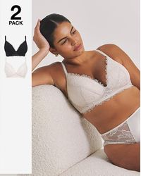 Pretty Secrets - 2 Pack Willow Bralette - Lyst