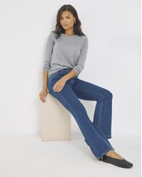 Simply Be - Fleece Lined Cosy Flare Leg Jeans - Lyst