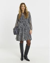 Simply Be - Skater Dress With Godet - Lyst