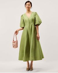 Monsoon - Beatrice A-Line Midi Dress - Lyst