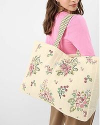 Accessorize - Embroidered Shopper Bag - Lyst
