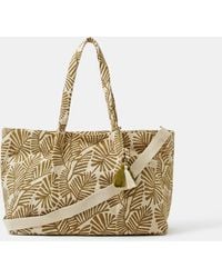 Accessorize - Palm Print Weekend Bag - Lyst