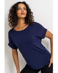 Pour Moi - Cross Back Jersey Yoga Top - Lyst