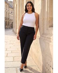 Roman Curve - Straight Smart Trousers - Lyst