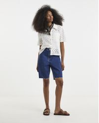 Pieces - Bonnie Ss Jersey Shirt - Lyst