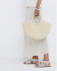 Simply Be - Elasticated Flat Sandals Wide Fit - Lyst