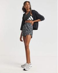 adidas - Leopard Print Short - Lyst