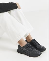 Heavenly Soles - Lace Up Trainer Detail Eee Fit - Lyst