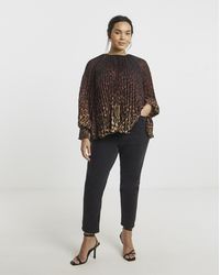 Joanna Hope - Pleated Chiffon Blouse - Lyst