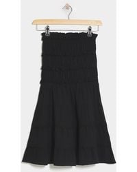 MAGISCULPT - Beach To Beach Broderie Mini Beach Dress - Lyst