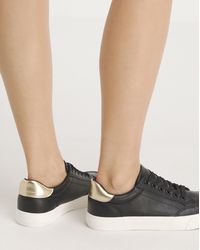 Simply Be - Classic Lace Up Trainer Ex Wide - Lyst