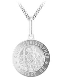 iJewel - Sterling St.Christopher Necklace - Lyst