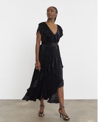 Joanna Hope - Maxi Ruffle Burnout Dress - Lyst