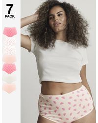 Pretty Secrets - 7 Pack Full Fit Brief - Lyst