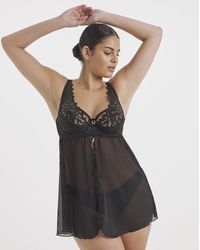 Simply Be - Zebra Lace Babydoll - Lyst