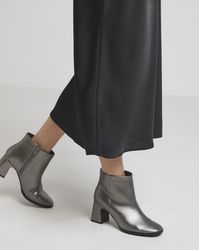 Simply Be - Block Heel Low Cut Boots Ex Wide - Lyst