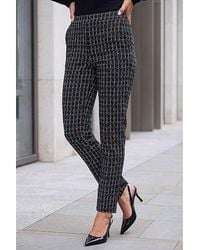 Roman - Roman Check Print Tapered Jogger - Lyst
