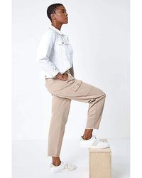 Roman - Roman Elastic Waist Stretch Trousers - Lyst