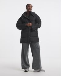 Simply Be - Longline Padded Coat - Lyst