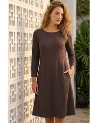 Roman - Roman A-Line Pocket Stretch Swing Dress - Lyst