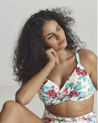 MAGISCULPT - Twist Front Plunge Underwired Bikini Top - Lyst