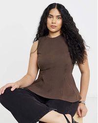 Simply Be - Stretch Fit And Flare Blouse - Lyst