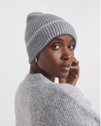Simply Be - Lurex Ribbed Beanie - Lyst