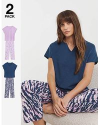JD Williams - 2 Pack Cotton Pj Set - Lyst