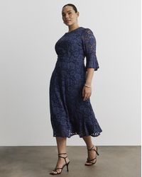 Joanna Hope - Lace Midi Dress - Lyst