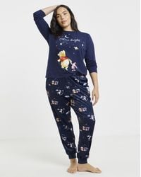 Disney - Winnie The Pooh License Pyjama Set - Lyst