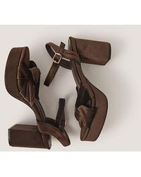Monsoon - Nola Twist Knot Platform Heels - Lyst