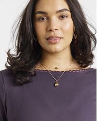 Simply Be - Lace Slash Neck Ls - Lyst