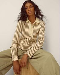 Monsoon - Stacy Stripe Jersey Polo Top - Lyst