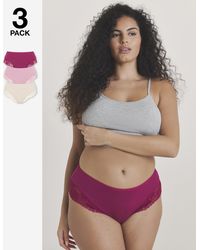 Pretty Secrets - 3 Pack Midi Brazilian Knickers - Lyst