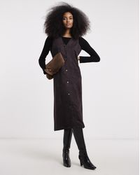 Simply Be - Suedette Midi Dress - Lyst